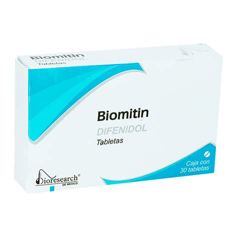 biomitin difenidol - difenidol dosis
